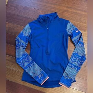 Nike Blue and Orange Women's Jacket